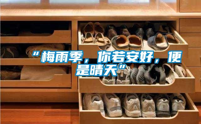 “梅雨季，你若安好，便是晴天”