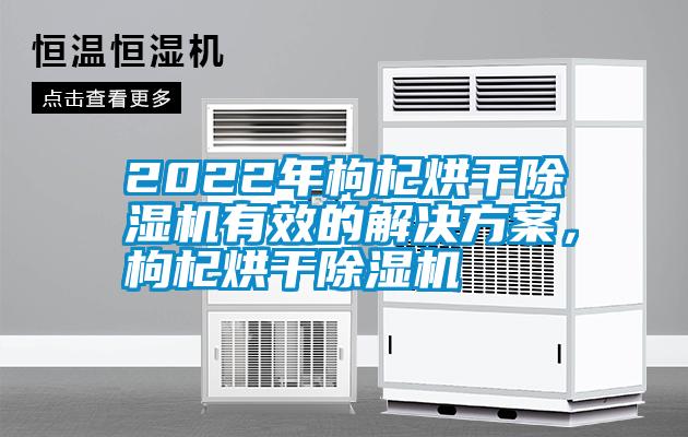 2022年枸杞烘干除濕機有效的解決方案，枸杞烘干除濕機