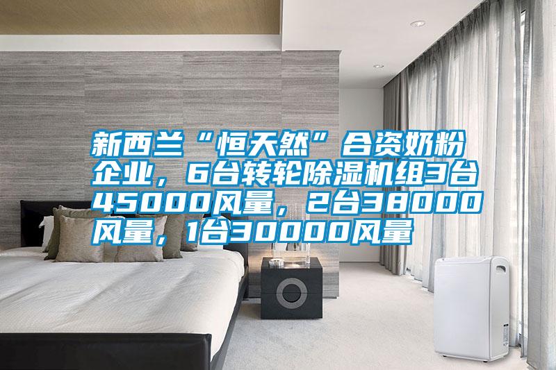 新西蘭“恒天然”合資奶粉企業(yè)，6臺轉(zhuǎn)輪除濕機(jī)組3臺45000風(fēng)量，2臺38000風(fēng)量，1臺30000風(fēng)量
