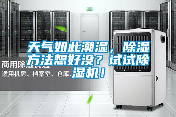 天氣如此潮濕，除濕方法想好沒？試試除濕機(jī)！