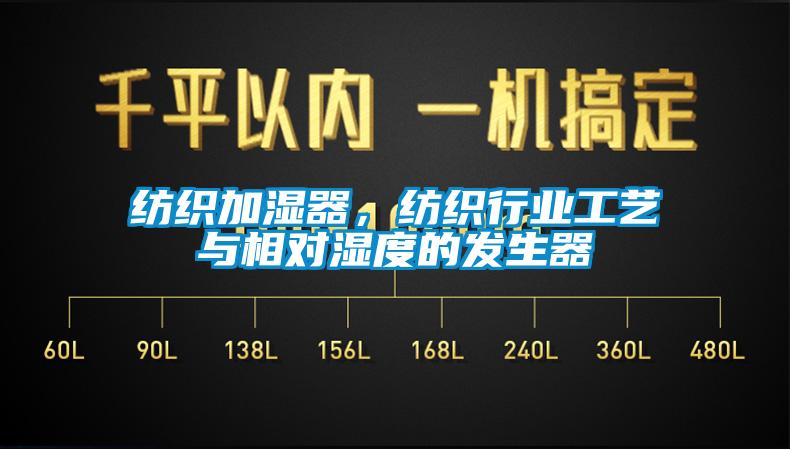 紡織加濕器，紡織行業(yè)工藝與相對濕度的發(fā)生器