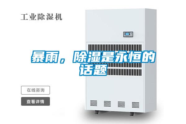 暴雨，除濕是永恒的話題