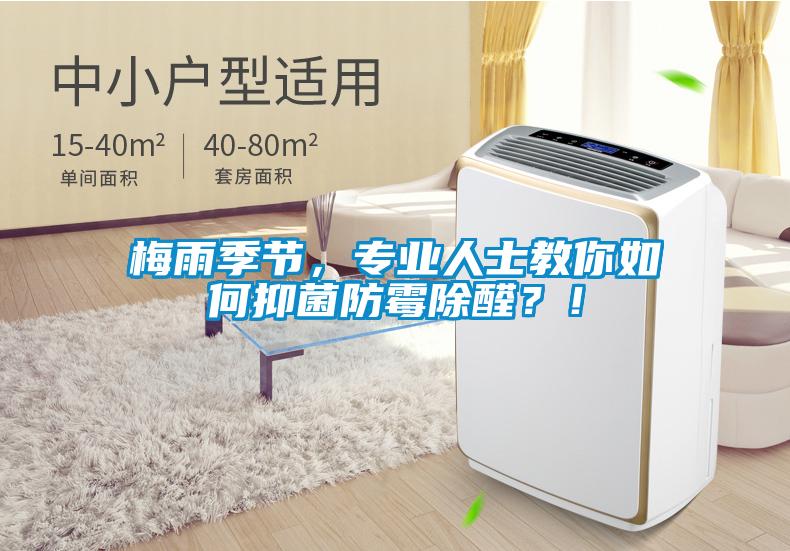 梅雨季節(jié)，專業(yè)人士教你如何抑菌防霉除醛？！
