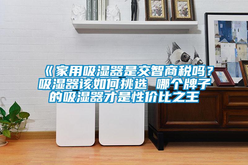 《家用吸濕器是交智商稅嗎？吸濕器該如何挑選 哪個牌子的吸濕器才是性價比之王