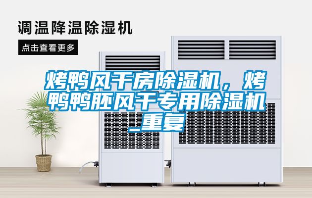 烤鴨風干房除濕機，烤鴨鴨胚風干專用除濕機_重復