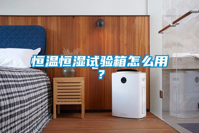 恒溫恒濕試驗(yàn)箱怎么用？