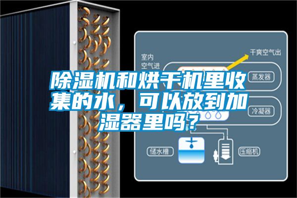除濕機和烘干機里收集的水，可以放到加濕器里嗎？