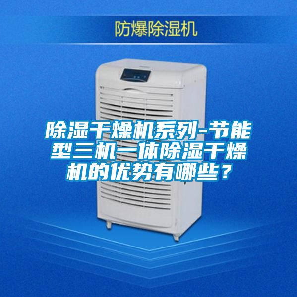 除濕干燥機系列-節(jié)能型三機一體除濕干燥機的優(yōu)勢有哪些？