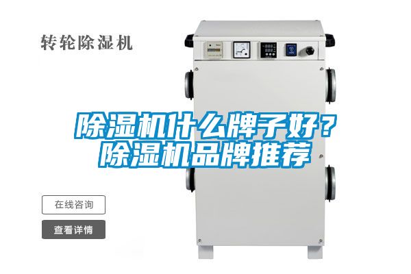 除濕機什么牌子好？除濕機品牌推薦