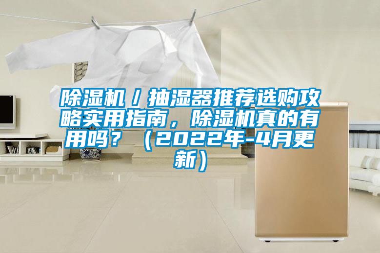 除濕機／抽濕器推薦選購攻略實用指南，除濕機真的有用嗎？（2022年-4月更新）