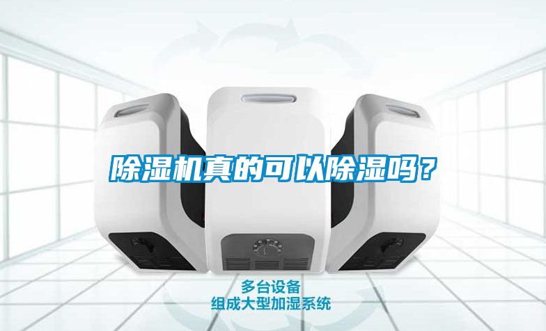 除濕機真的可以除濕嗎？